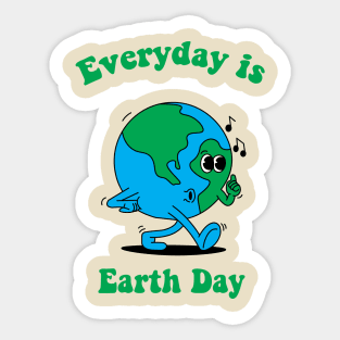 Everyday is Earth day Sticker